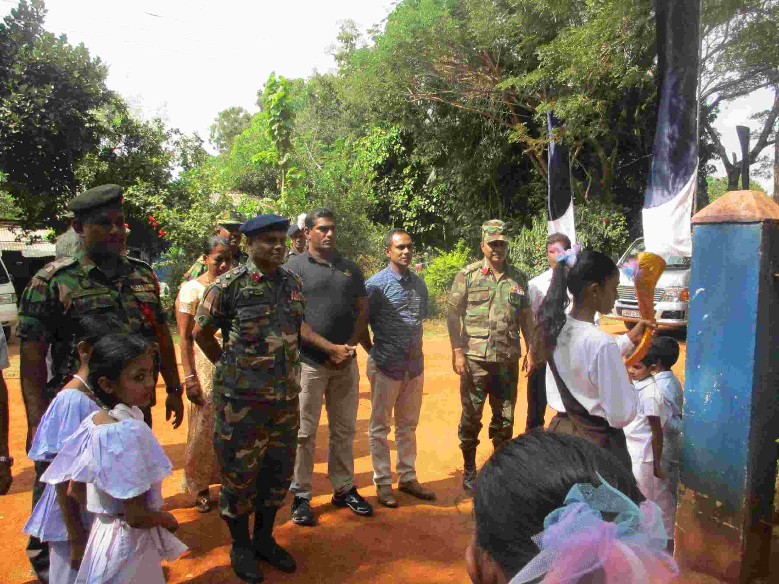 Security Forces Headquarters Wanni The Prinl Together With Academic And Non Staff Of Kalyanipura School Large Number Students Pared In This Occasion